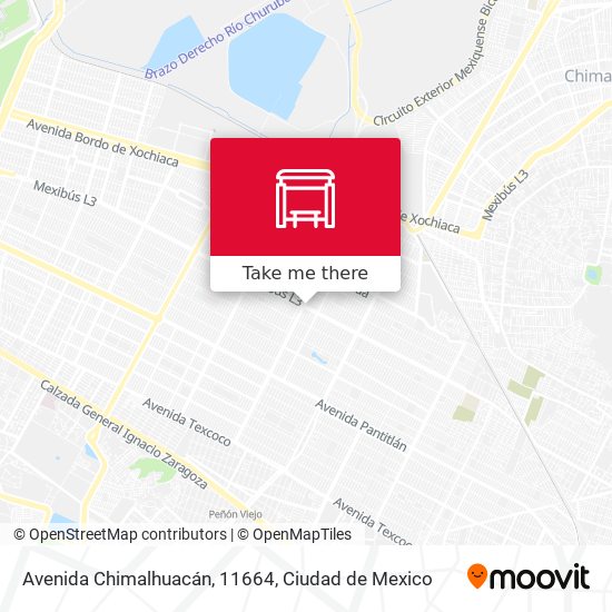 Avenida Chimalhuacán, 11664 map