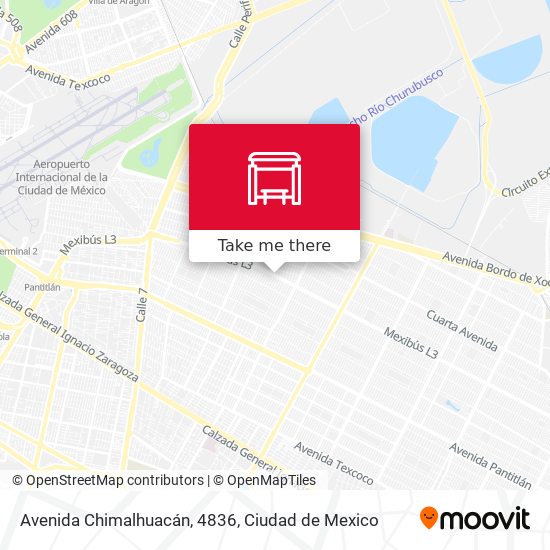 Mapa de Avenida Chimalhuacán, 4836