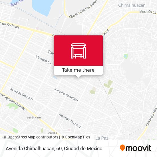 Avenida Chimalhuacán, 60 map