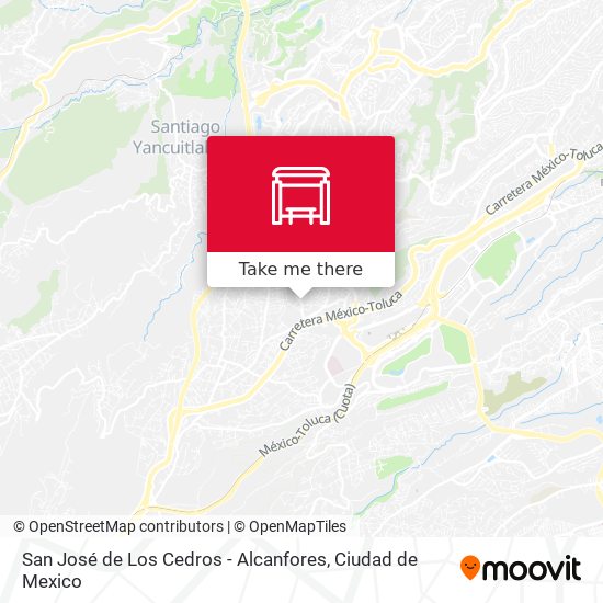 San José de Los Cedros - Alcanfores map