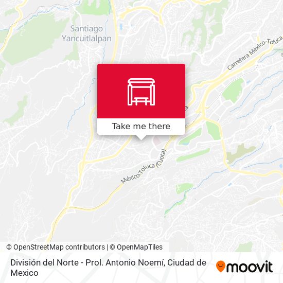 División del Norte - Prol. Antonio Noemí map