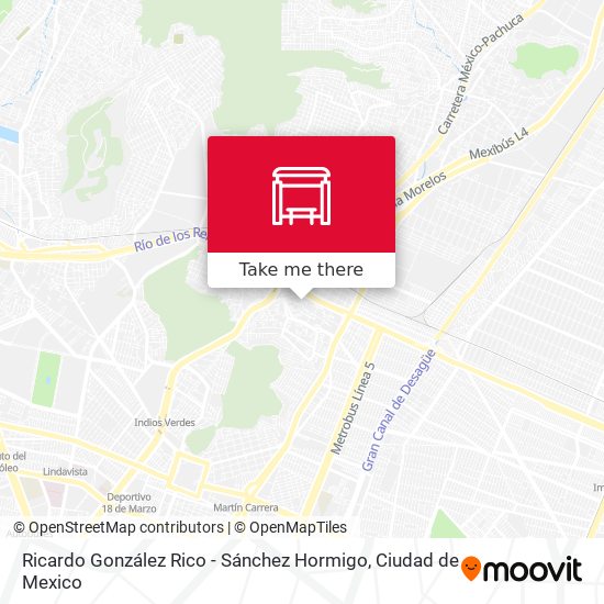 Ricardo González Rico - Sánchez Hormigo map