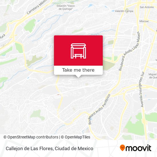 Callejon de Las Flores map