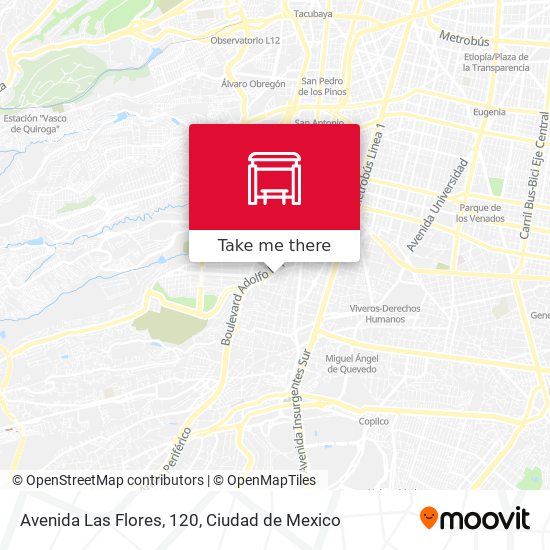 Avenida Las Flores, 120 map