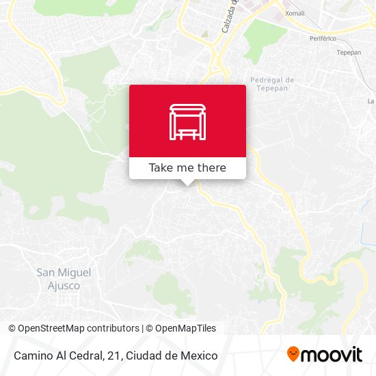 Camino Al Cedral, 21 map
