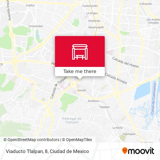 How to get to Viaducto Tlalpan, 8 in Alvaro Obregón by Bus?