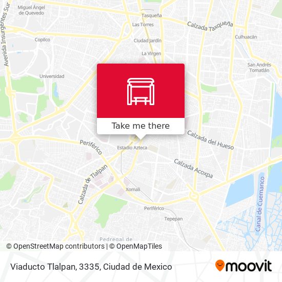 Viaducto Tlalpan, 3335 map