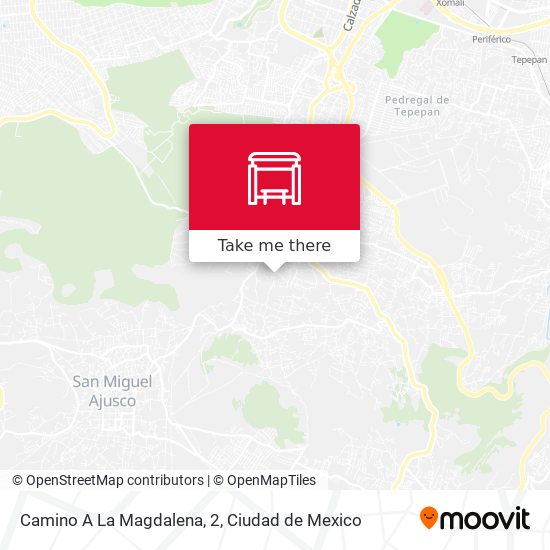 Camino A La Magdalena, 2 map