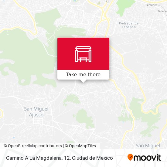 Camino A La Magdalena, 12 map