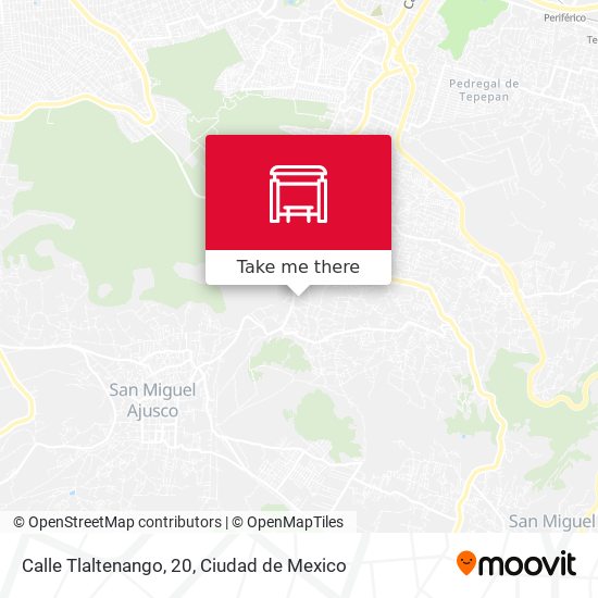 Mapa de Calle Tlaltenango, 20