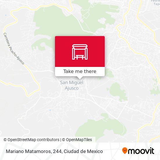 Mapa de Mariano Matamoros, 244