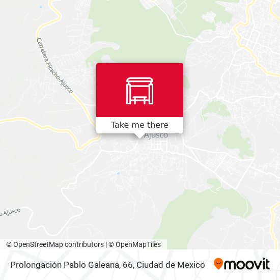 Prolongación Pablo Galeana, 66 map