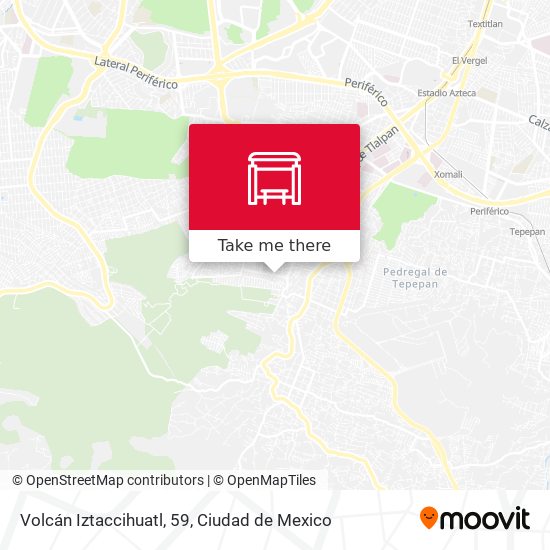 Volcán Iztaccihuatl, 59 map