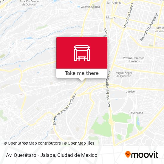 Mapa de Av. Querétaro - Jalapa