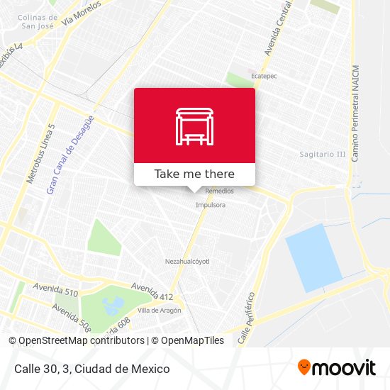 Mapa de Calle 30, 3