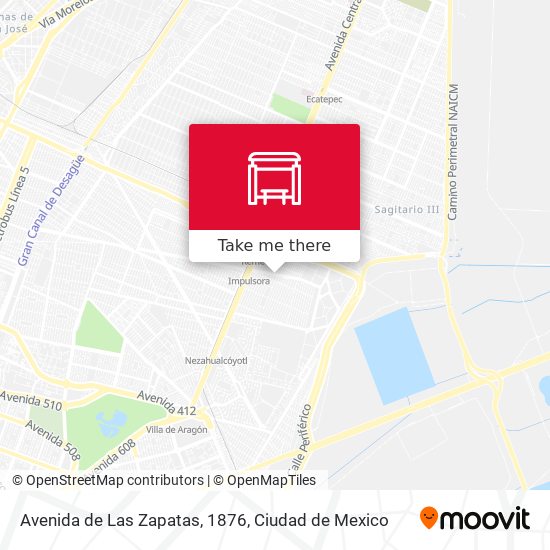 Mapa de Avenida de Las Zapatas, 1876