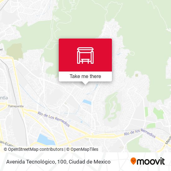 Avenida Tecnológico, 100 map