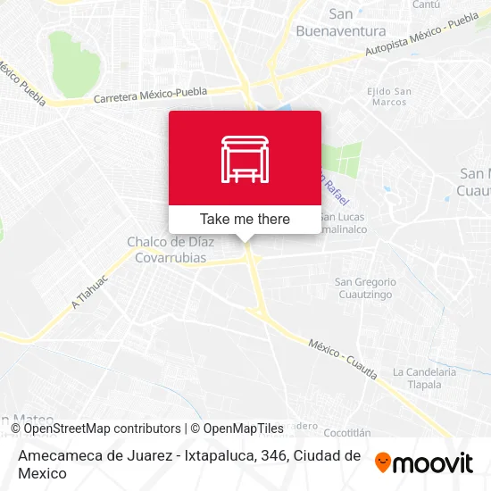 Amecameca de Juarez - Ixtapaluca, 346 map