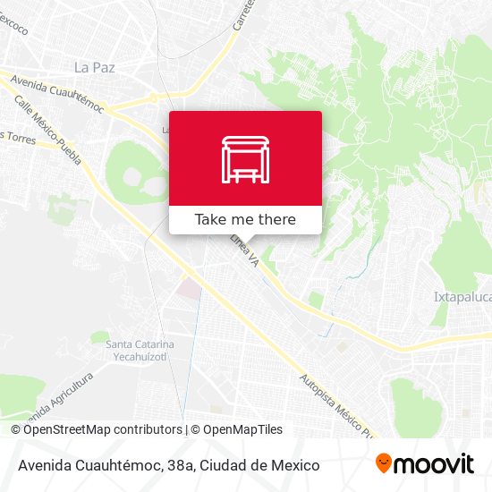 Mapa de Avenida Cuauhtémoc, 38a