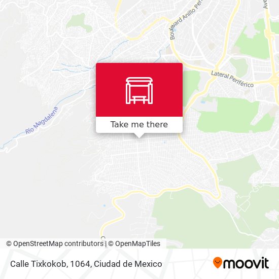 Calle Tixkokob, 1064 map