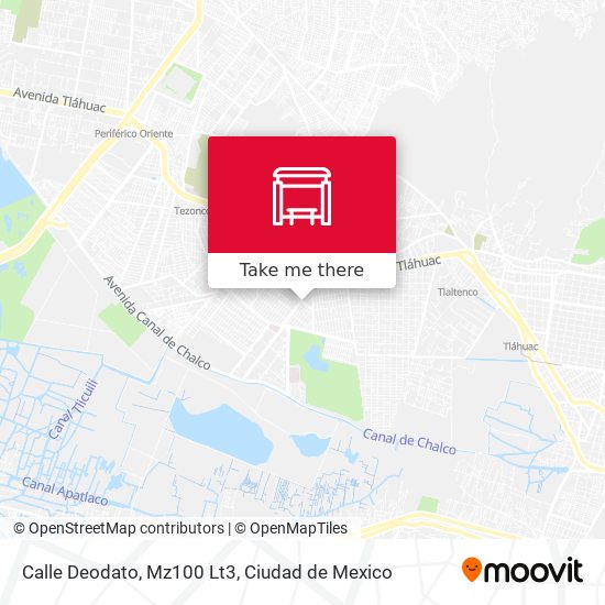 Calle Deodato, Mz100 Lt3 map
