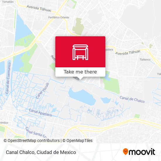 Mapa de Canal Chalco
