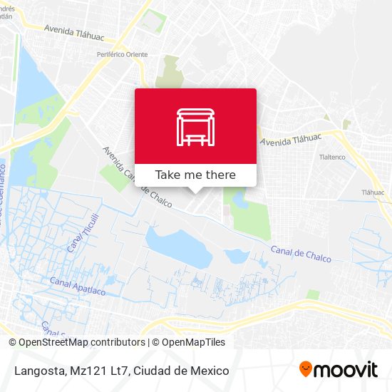 Langosta, Mz121 Lt7 map
