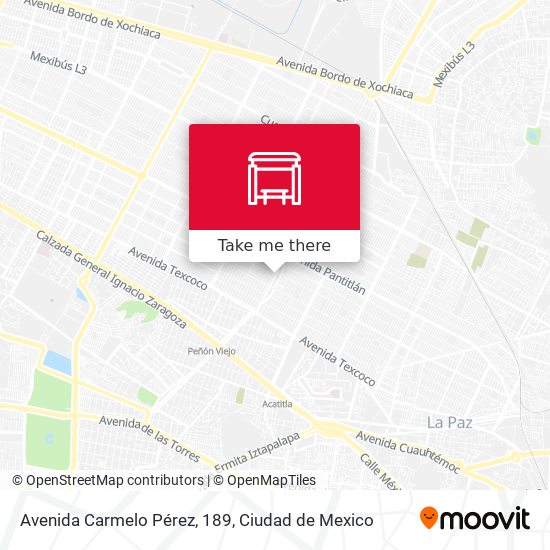 Mapa de Avenida Carmelo Pérez, 189