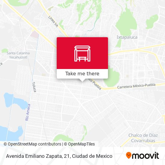 Avenida Emiliano Zapata, 21 map