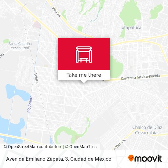 Avenida Emiliano Zapata, 3 map