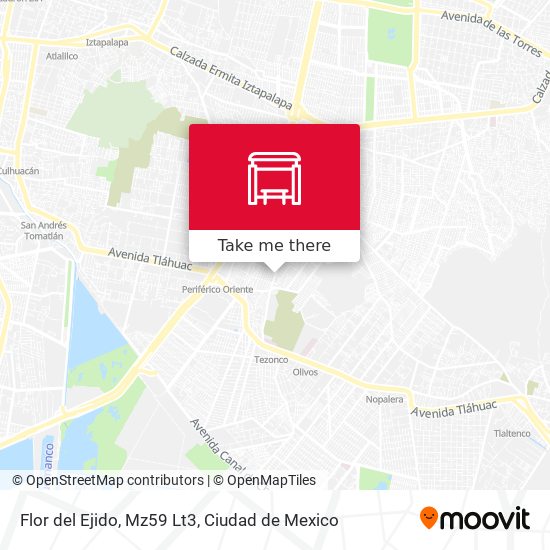 Flor del Ejido, Mz59 Lt3 map