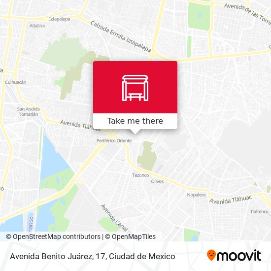 Mapa de Avenida Benito Juárez, 17