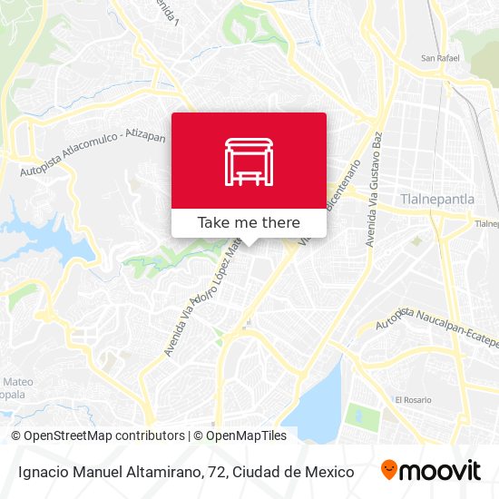 Ignacio Manuel Altamirano, 72 map