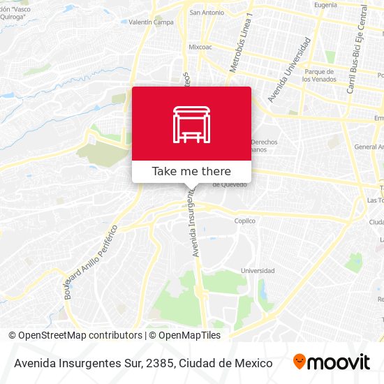 Avenida Insurgentes Sur, 2385 map