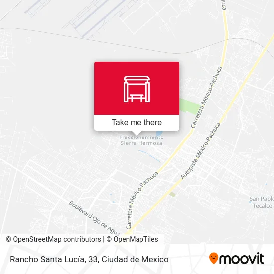 Rancho Santa Lucía, 33 map