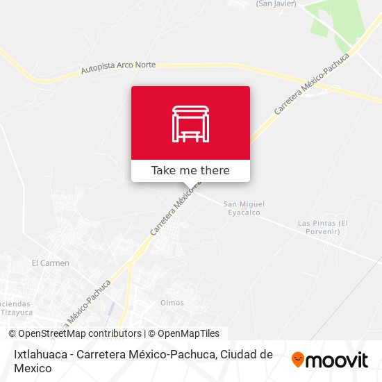 Ixtlahuaca - Carretera México-Pachuca map