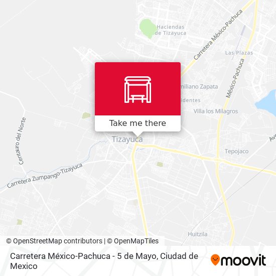 Carretera México-Pachuca - 5 de Mayo map