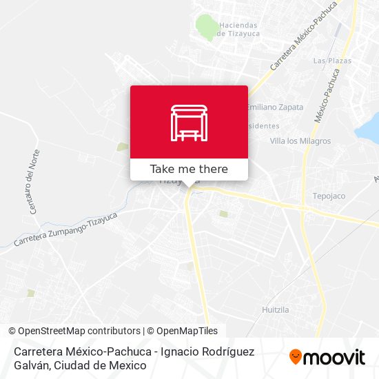 Carretera México-Pachuca - Ignacio Rodríguez Galván map