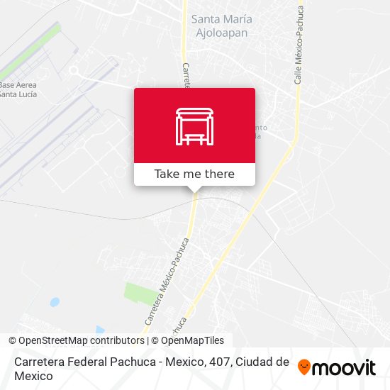 Carretera Federal Pachuca - Mexico, 407 map