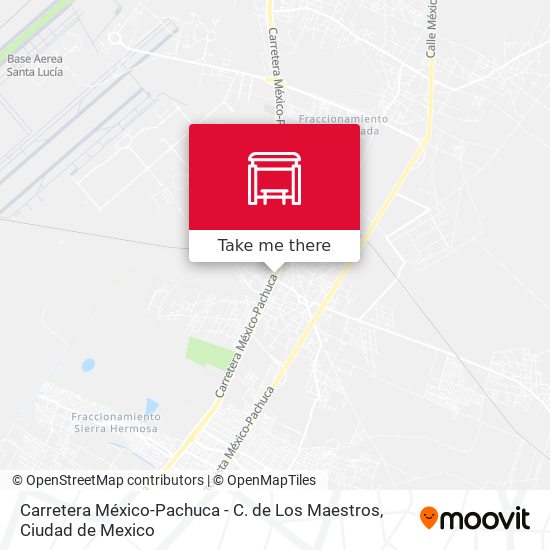 Carretera México-Pachuca - C. de Los Maestros map