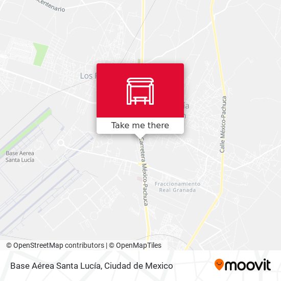 Base Aérea Santa Lucía map