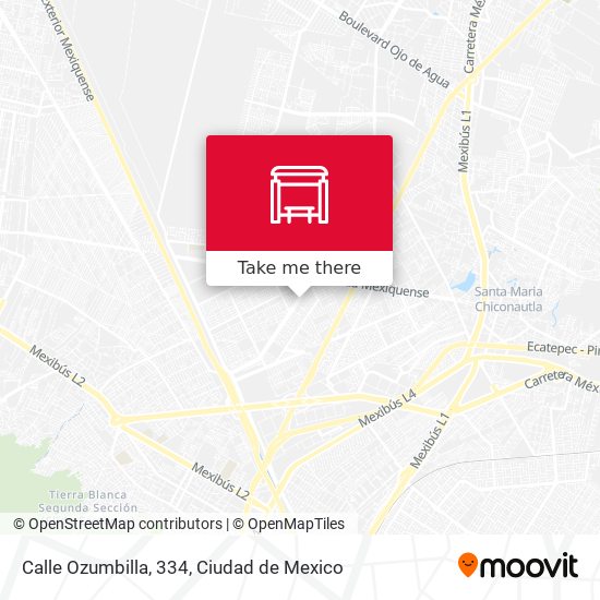 Mapa de Calle Ozumbilla, 334