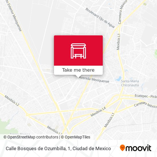 Calle Bosques de Ozumbilla, 1 map