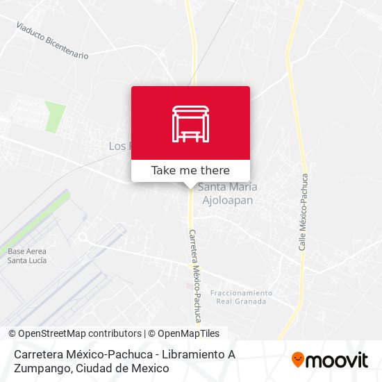 Carretera México-Pachuca - Libramiento A Zumpango map