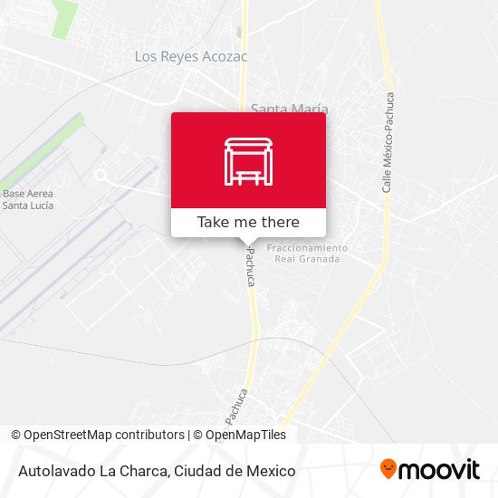 Autolavado La Charca map