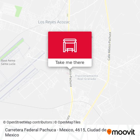 Carretera Federal Pachuca - Mexico, 4615 map