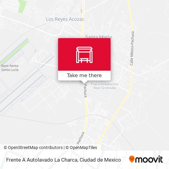 Mapa de Frente A Autolavado La Charca
