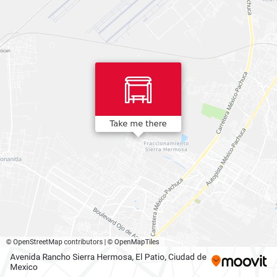 Avenida Rancho Sierra Hermosa, El Patio map