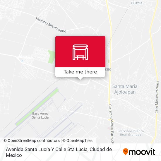 Avenida Santa Lucía Y Calle Sta Lucía map