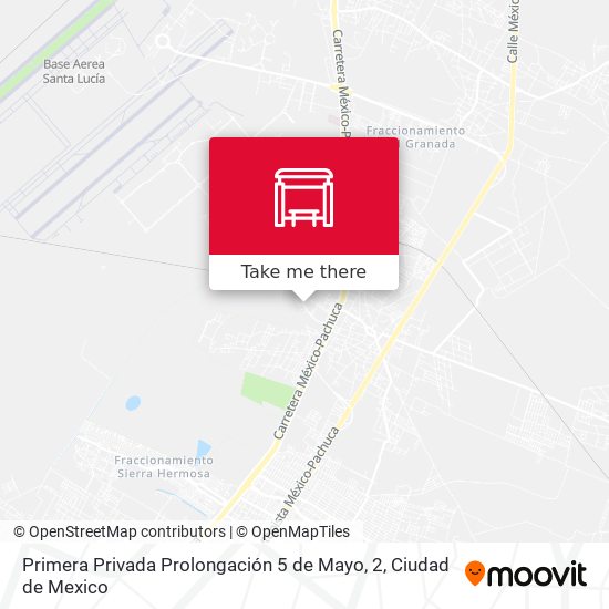 Mapa de Primera Privada Prolongación 5 de Mayo, 2